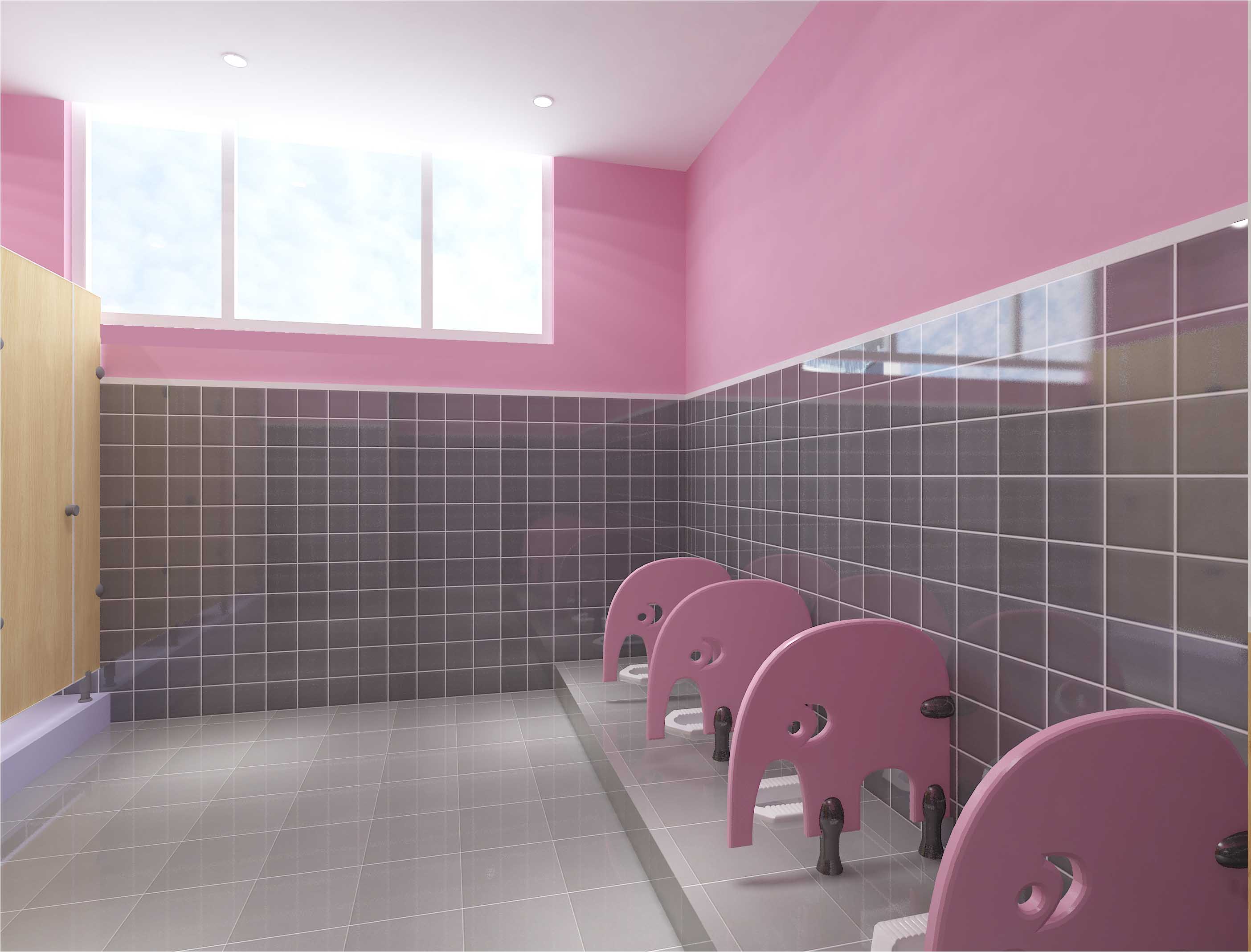 儿童厕所设计装修—不同环境下的儿童厕所设计_keepdream-站酷ZCOOL